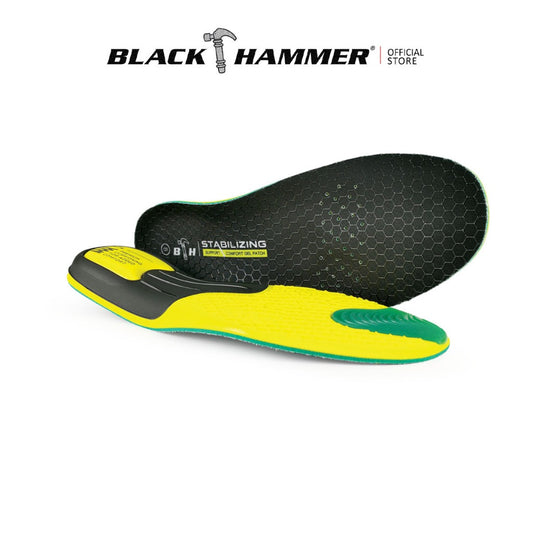 Discover comfort like never before with Black Hammer Pro Series Orthotic Shoe Insole WF9081. Non-slip textured surface, full arch support, U-shaped heels, silicone gel, PU, TPU, EVA shock absorption, and deep U heel cup provide all-day comfort in any shoe size.