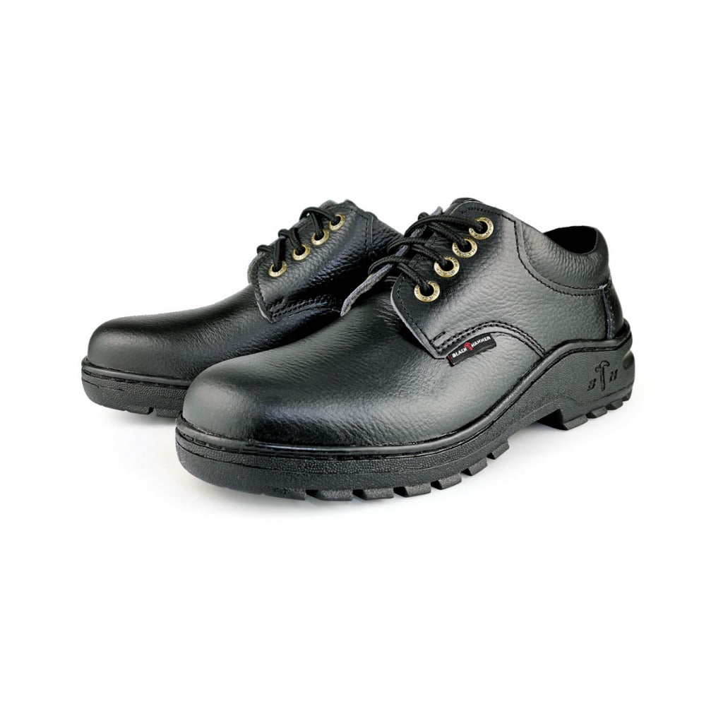 Black Hammer 2000 Series Low Cut Safety Shoes BH2331 (SIRIM APPROVED) - BLACK SAFE OUTLET