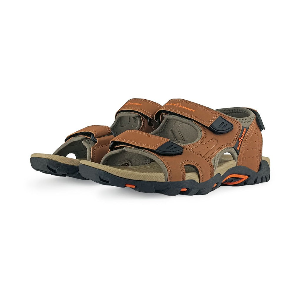 Black Hammer Men Walking Sandals YSE-26025 - BLACK SAFE OUTLET
