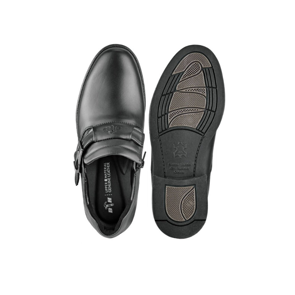 Black Hammer Men Formal Low Cut Shoes BH3703-YM - BLACK SAFE OUTLET