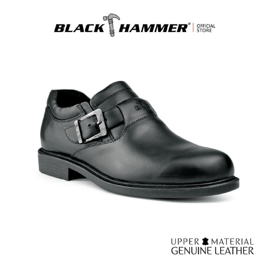 Black Hammer Men Formal Low Cut Shoes BH3703-YM - BLACK SAFE OUTLET