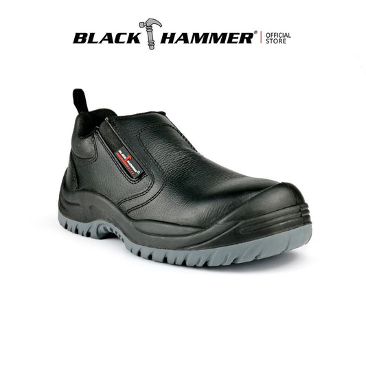 Black Hammer Fibre Glass Toe Cap Safety Shoes