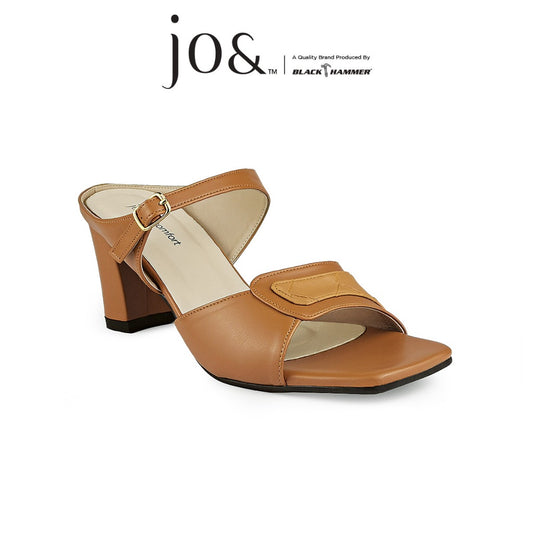 Jo& Women Open Toe Heels JO(879) - BLACK SAFE OUTLET