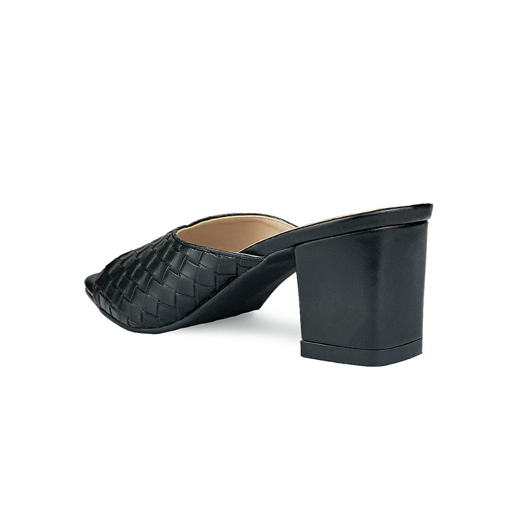 Jo& Women Open Toe Heels JO(887) - BLACK SAFE OUTLET