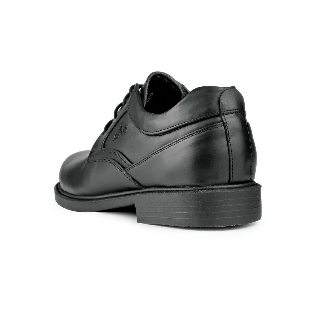 Black Hammer Men Formal Low Cut with Shoelace Shoes BH3705-YM - BLACK SAFE OUTLET
