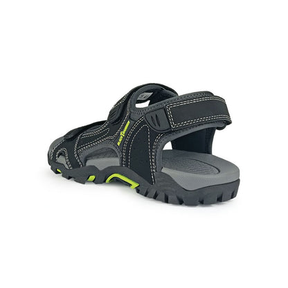 Black Hammer Men Walking Sandals YSE-26025 - BLACK SAFE OUTLET