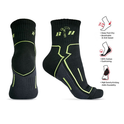 Black Hammer Heavy Duty Sport Series Performance Socks ST00219