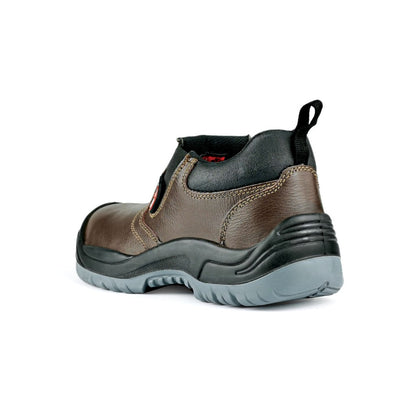 Black Hammer Men Low Cut Slip On Safety Shoe BH-1507-BI