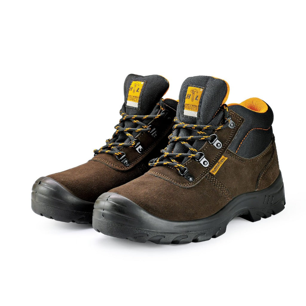 Hammerland Men Mid Cut with Shoelace Safety Shoes HAM-3008 GK