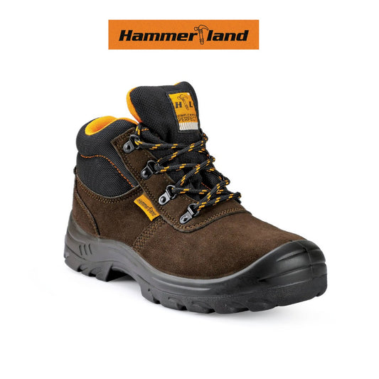 Hammerland Men Mid Cut with Shoelace Safety Shoes HAM-3008 GK