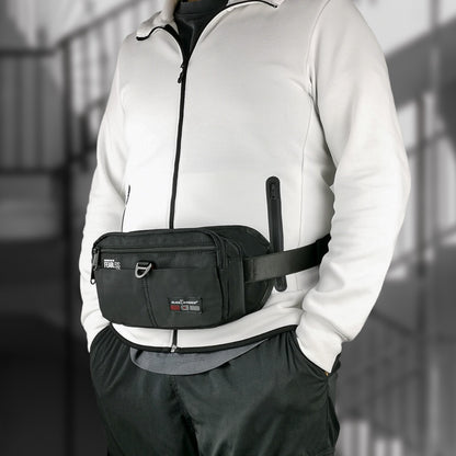 Black Hammer Men Waist Bag 8081
