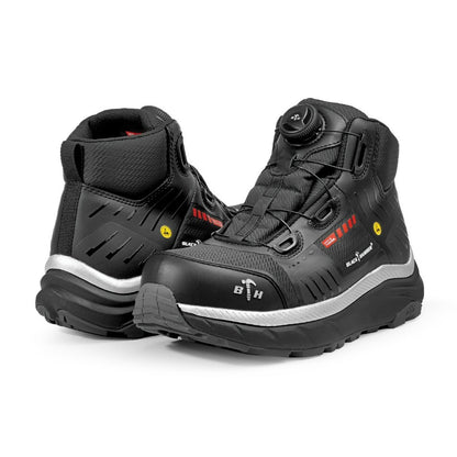 Black Hammer UltraGrip Pro Series Men Mid Cut Safety Shoe BHS-22006
