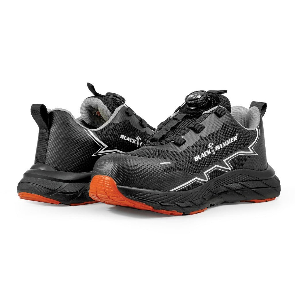 Black Hammer Low Cut with Fastlock ESD Safety Shoe BHS-201612