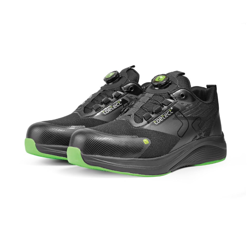 Toetect Men Low Cut with Fast Lock Safety Shoe TOE-SP006