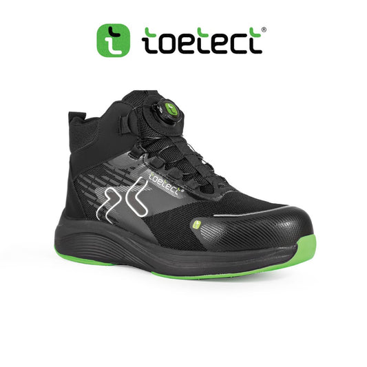 Toetect Men Mid Cut with Fast Lock Safety Shoe TOE-SP007