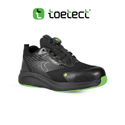Toetect Men Low Cut with Fast Lock Safety Shoe TOE-SP006
