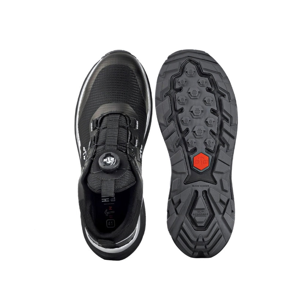 Black Hammer UltraGrip Pro Series Men Low Cut Safety Shoe BHS-201629
