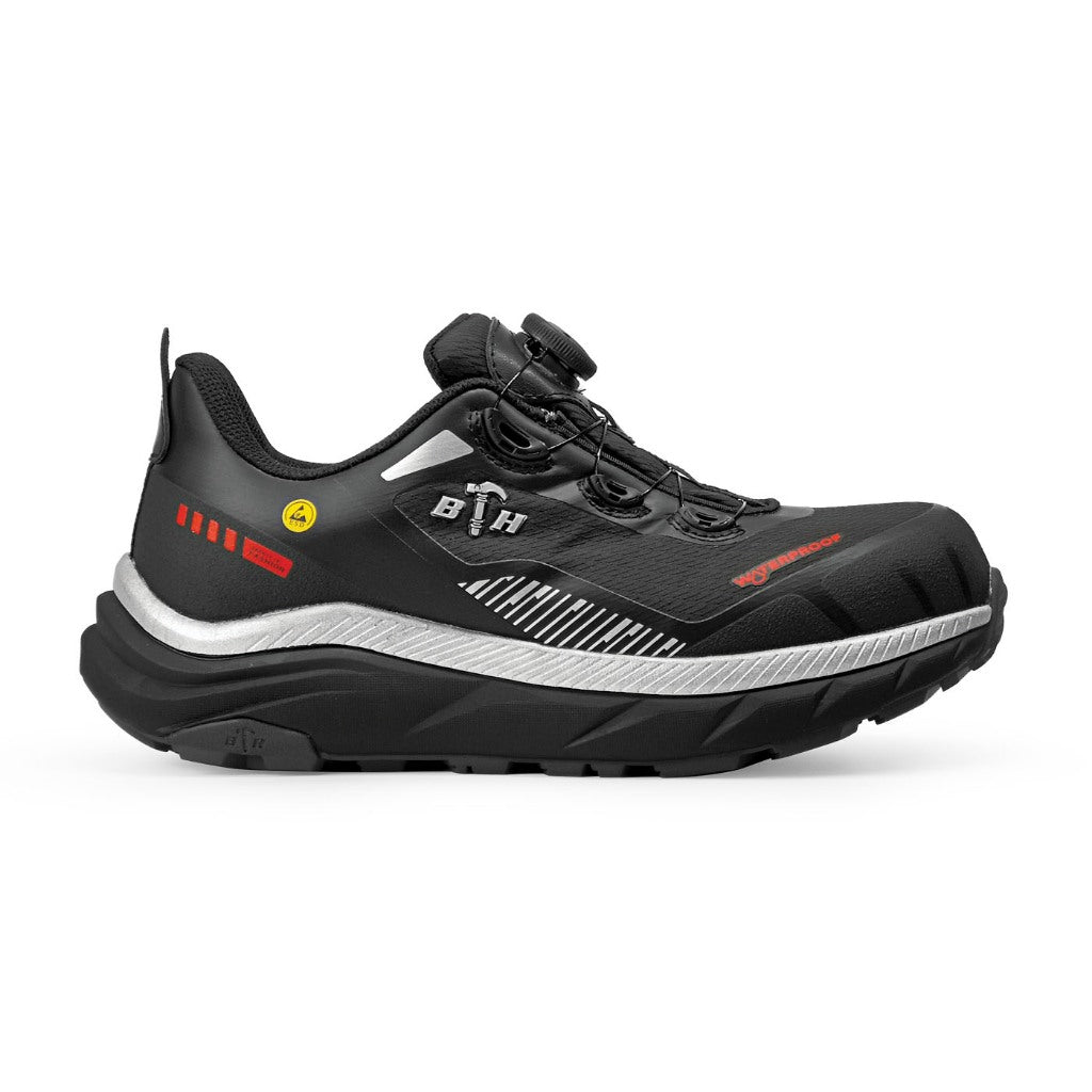 BLACK HAMMER Pro Series Men Low Cut Waterproof ESD Extralight Safety Shoe BHS-22003