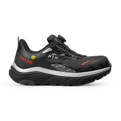 BLACK HAMMER Pro Series Men Low Cut Waterproof ESD Extralight Safety Shoe BHS-22003