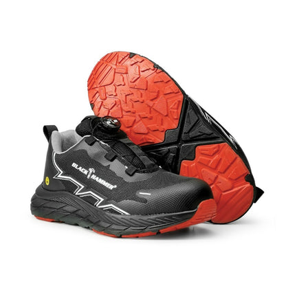 Black Hammer Low Cut with Fastlock ESD Safety Shoe BHS-201612