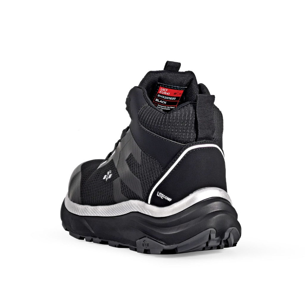 Black Hammer UltraGrip Pro Series Men Mid Cut Safety Shoe BHS-201630