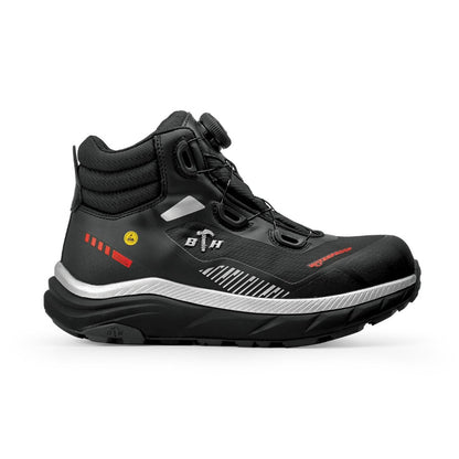 Black Hammer Pro Series Men Mid Cut Waterproof ESD Extralight Safety Shoe BHS-22004