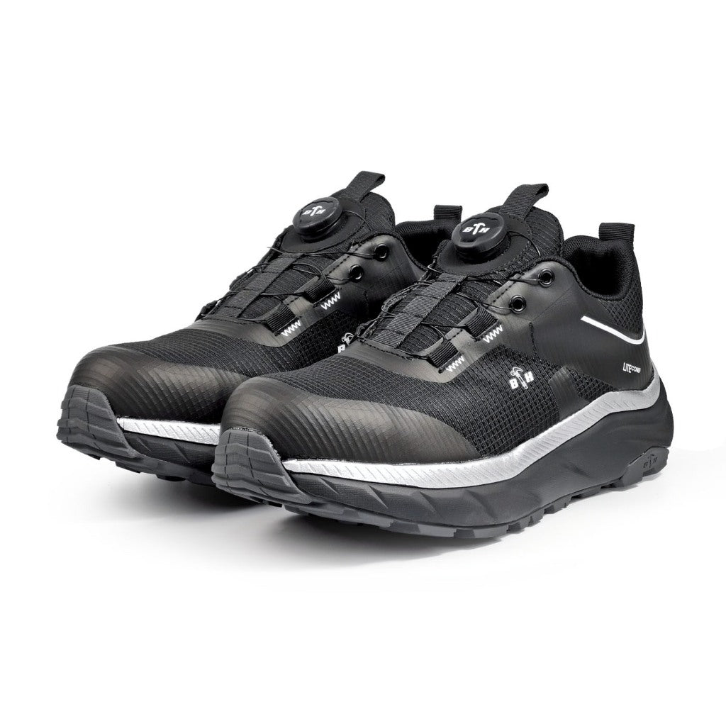 Black Hammer UltraGrip Pro Series Men Low Cut Safety Shoe BHS-201629