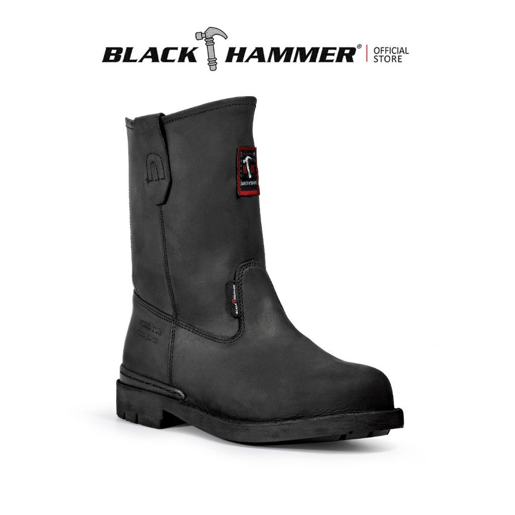 Black Hammer Men 4000 Series High Cut Slip On Safety Shoes BH4755
