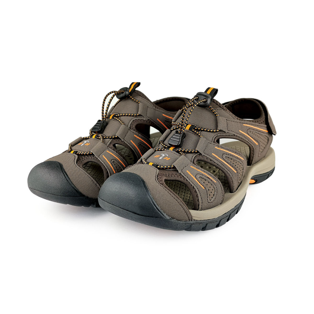 Black Hammer Men Walking Sandals BHC-201712-SD - BLACK SAFE OUTLET