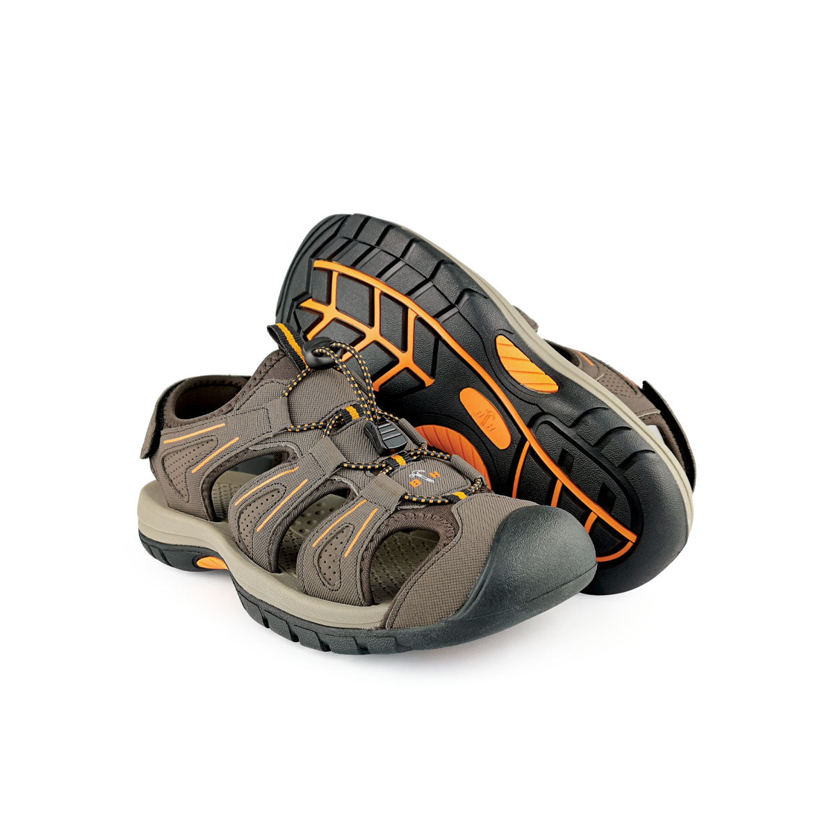 Black Hammer Men Walking Sandals BHC-201712-SD - BLACK SAFE OUTLET