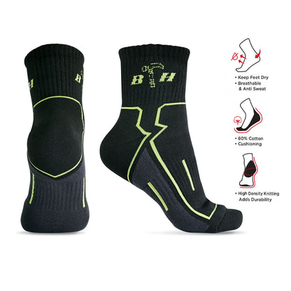 Black Hammer Heavy Duty Sport Series Performance Socks ST00219
