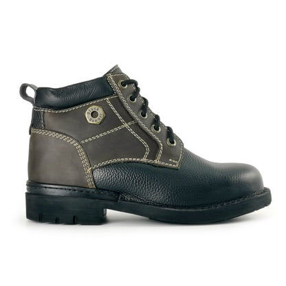 Black Hammer Men 4000 Series Mid Cut Safety Shoes BH 4893 - BLACK SAFE OUTLET