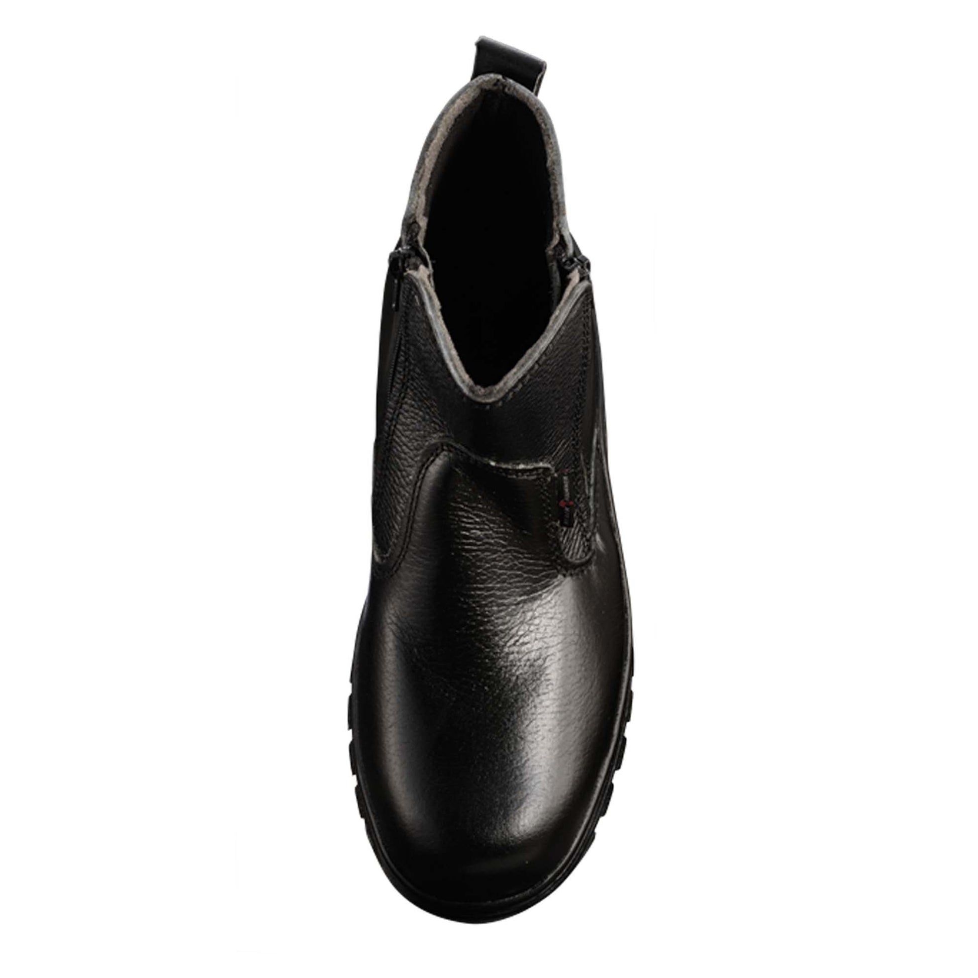 Black Hammer 2000 Series Mid Cut Safety Shoes BH 2333 (SIRIM APPROVED) - BLACK SAFE OUTLET