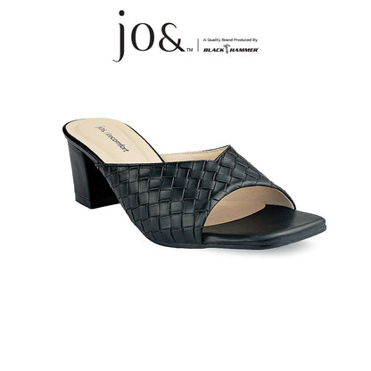Jo& Women Open Toe Heels JO(887) - BLACK SAFE OUTLET