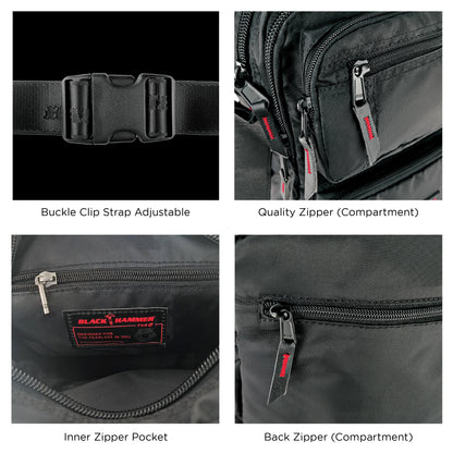 Black Hammer Men Sling Bag D3007