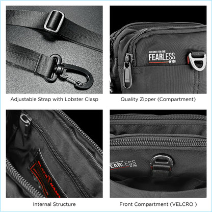 Black Hammer Men Waist Bag 8041