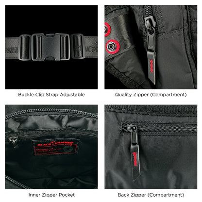 Black Hammer Men Waist Bag D3019