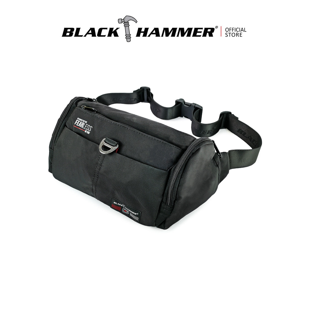 Black Hammer Men Waist Bag 8076