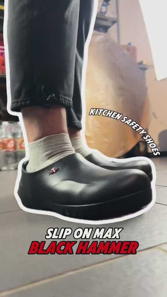 Black Hammer Black Safety Clogs (NO STEEL TOE) BHC-S085