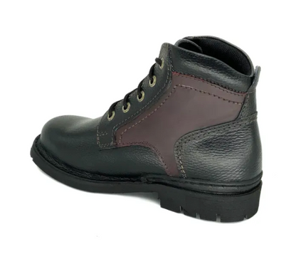 Black Hammer Men 4000 Series BH 4683 MidCut Lace Up Oil-Resistant Genuine Leather safety  shoes