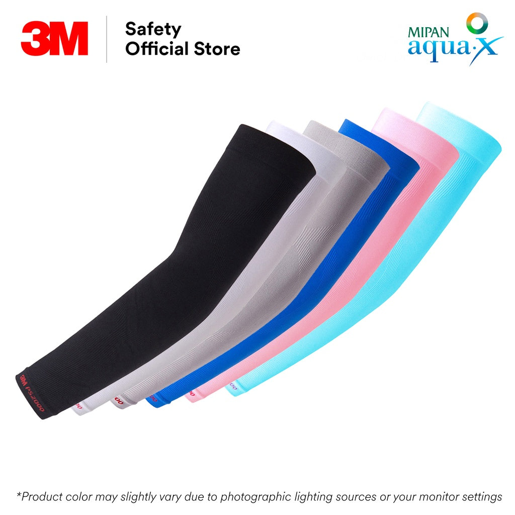 3M™ PS2000 Cool Arm Sleeves/ UV Protection/ Cycling Sleeves/ Quick Dry Arm Sleeves/ Unisex [1 Pair]