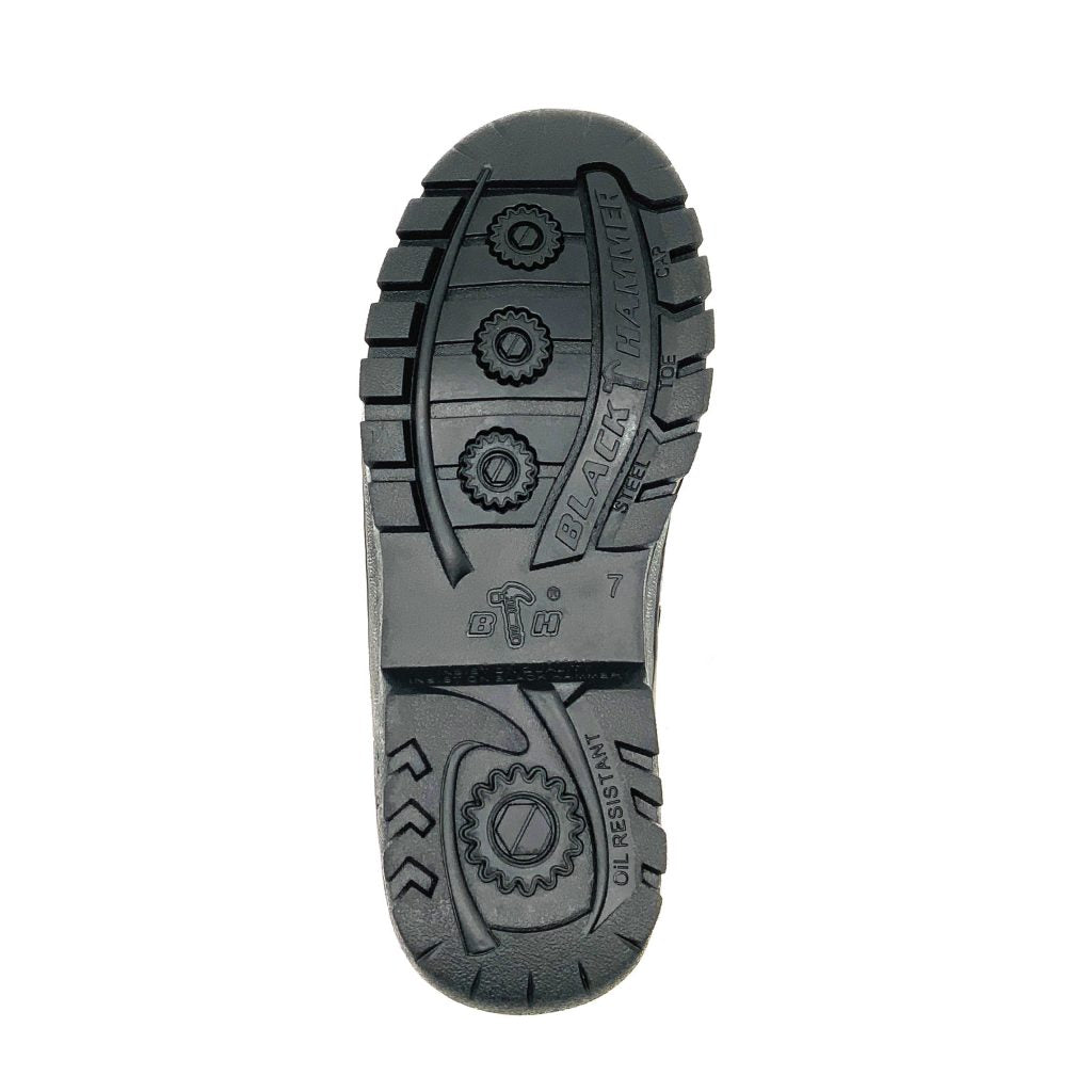 Black Hammer 2000 Series Low Cut Safety Shoes BH2331 (SIRIM APPROVED) - BLACK SAFE OUTLET