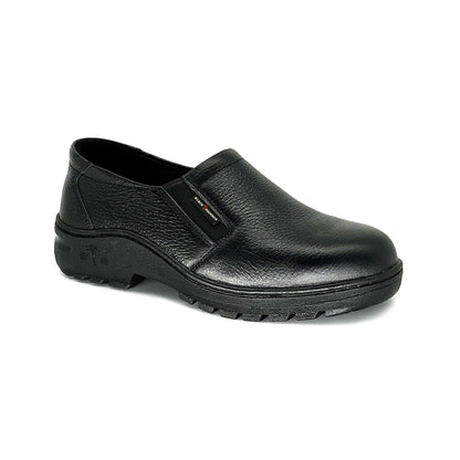 Black Hammer Men 2000 Series BH 2335- All Black & Low Cut Slip-On Men Safety Shoes