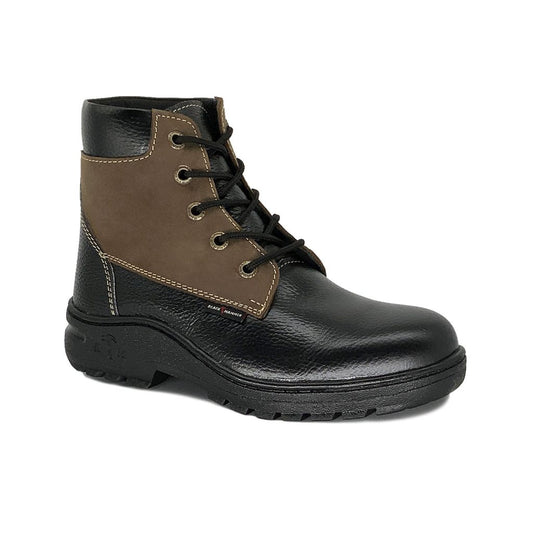 Black Hammer Mid Cut Lace Up Safety Shoes