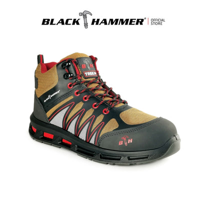 Black Hammer Men Sport Series Mid Cut Safety Shoes BHS201626
