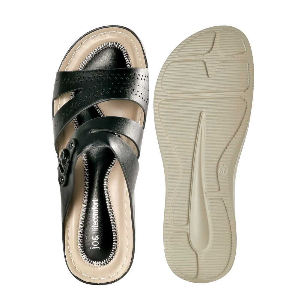 Jo& Women Comfort Slip On Sandals JS(2255)WK