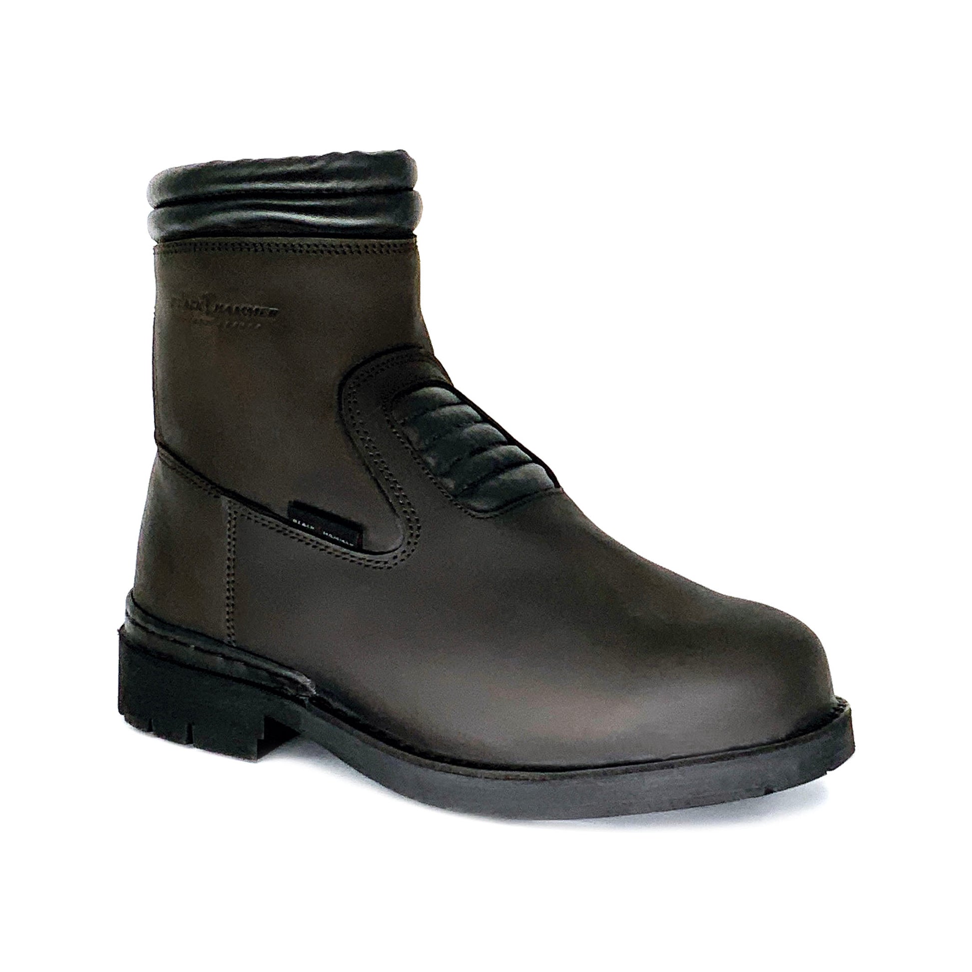 Black Hammer Men 4000 Series Mid Cut Safety Shoes BH4202 - BLACK SAFE OUTLET