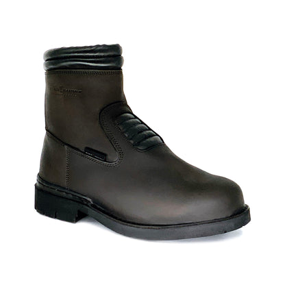 Black Hammer Men 4000 Series Mid Cut Safety Shoes BH4202 - BLACK SAFE OUTLET
