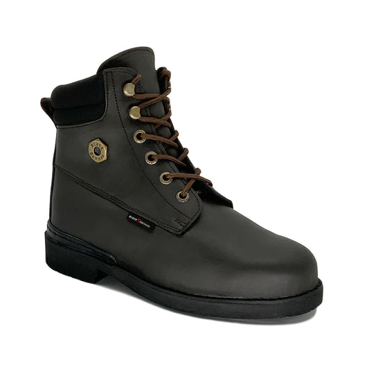 Black Hammer Men 4000 Series Mid Cut Safety Shoes BH4654 - BLACK SAFE OUTLET