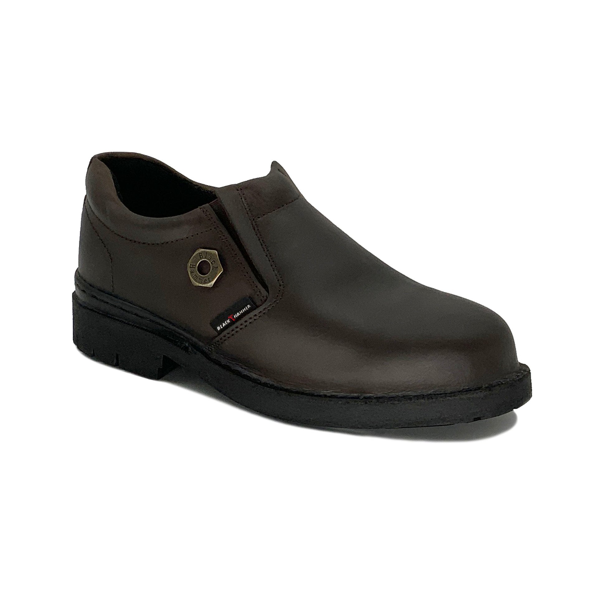 Black Hammer Men 4000 Series Low Cut Safety Shoe BH4659 - BLACK SAFE OUTLET